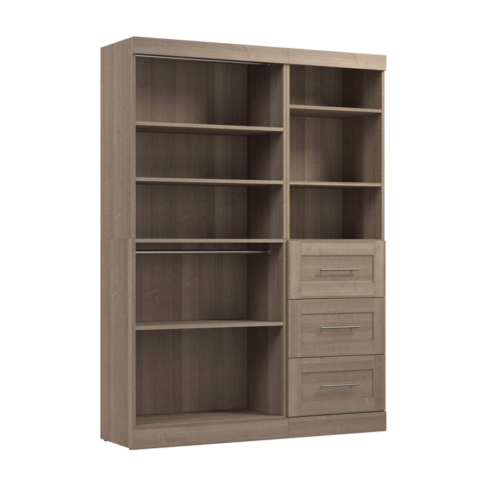 Modubox Closet Organizer Ash Grey Pur 61W Closet Organizer - Available in 7 Colours