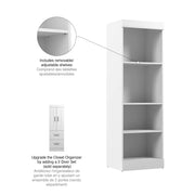 Modubox Closet Organizer Edge 25W Closet Organizer in White