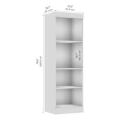 Modubox Closet Organizer Edge 25W Closet Organizer in White