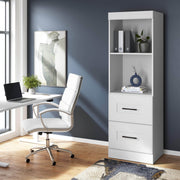 Modubox Closet Organizer Edge 25W Closet Organizer with Drawers in White