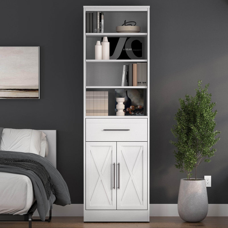 Modubox Closet Organizer Key West 25W Closet Organizer with Drawer and Doors - Available in 2 Colours