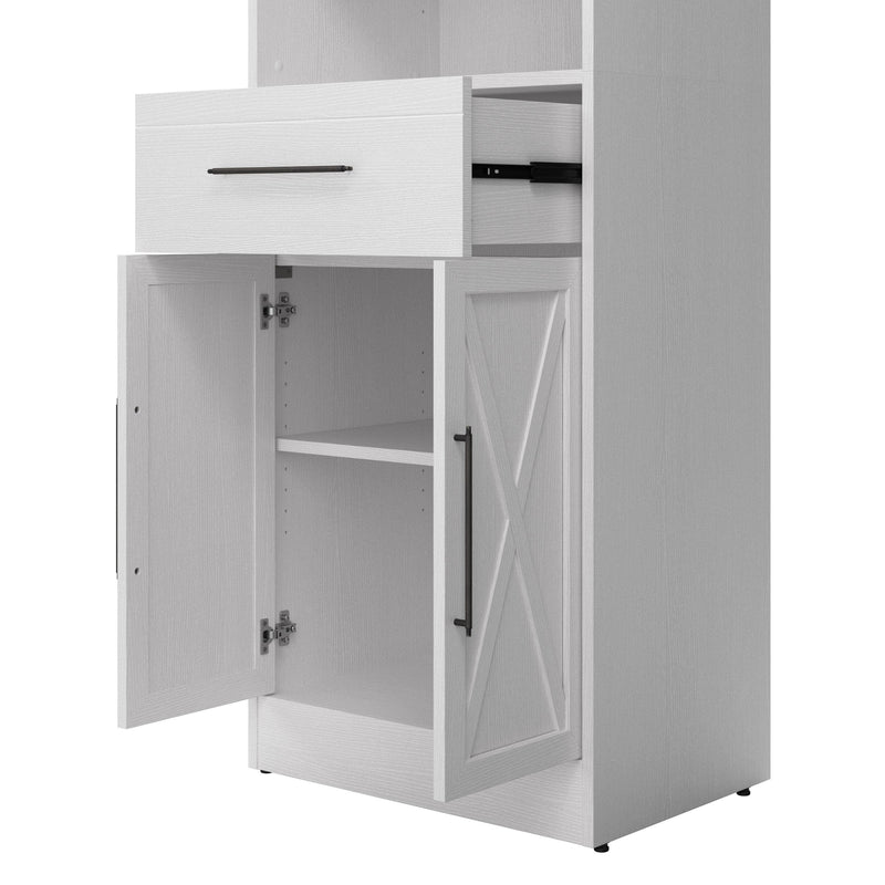 Modubox Closet Organizer Key West 25W Closet Organizer with Drawer and Doors - Available in 2 Colours