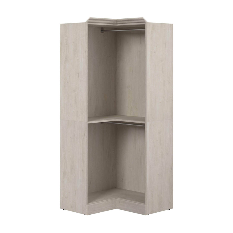Modubox Closet Organizer Linen White Oak Versatile 36” Corner Closet Organizer - Available in 3 Colours