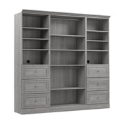 Modubox Closet Organizer Platinum Grey Versatile 86W Closet Organizer with Drawers - Available in 2 Colours