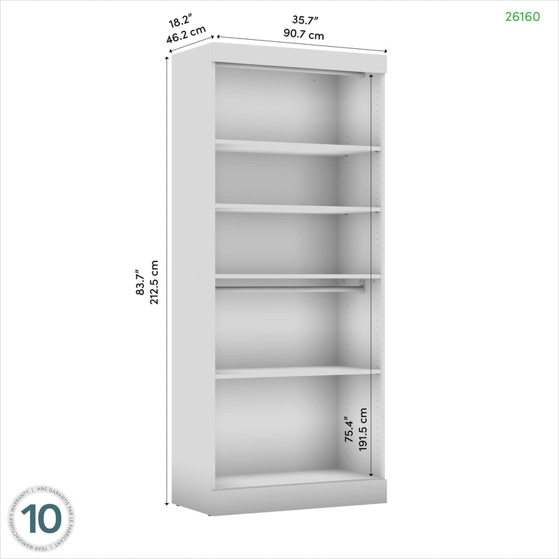Modubox Closet Organizer Pur 36" Closet Organizer Storage Unit - Available in 7 Colours