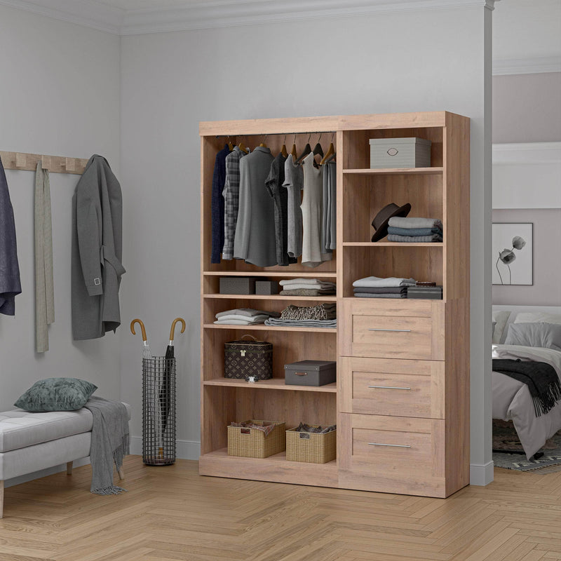 Modubox Closet Organizer Pur 61W Closet Organizer - Available in 7 Colours