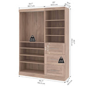 Modubox Closet Organizer Pur 61W Closet Organizer - Available in 7 Colours