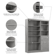 Modubox Closet Organizer Pur 61W Closet Organizer - Available in 7 Colours