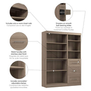 Modubox Closet Organizer Pur 61W Closet Organizer - Available in 7 Colours