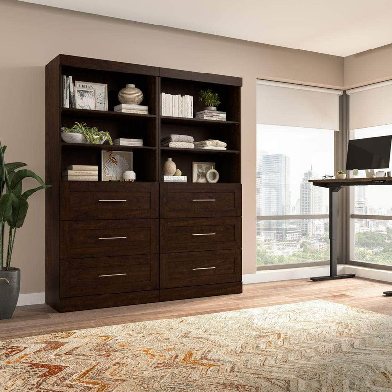 Modubox Closet Organizer Pur 72W Closet Organization System with Drawers - Available in 4 Colours