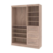 Modubox Closet Organizer Rustic Brown Pur 61W Closet Organizer - Available in 7 Colours