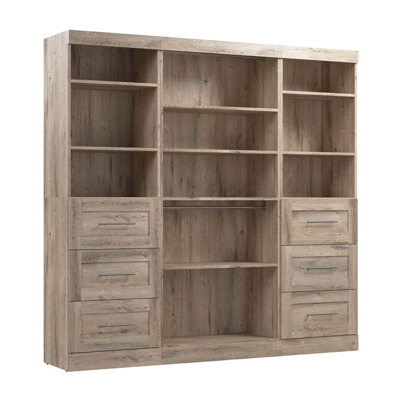 Modubox Closet Organizer Rustic Brown Pur 86“ Closet Organizer - Available in 7 Colours
