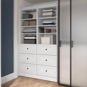 Modubox Closet Organizer Versatile 50W Closet Organization System with Drawers - Available in 2 Colours