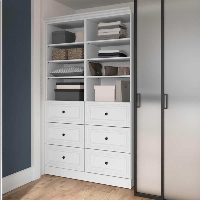 Modubox Closet Organizer Versatile 50W Closet Organization System with Drawers - Available in 2 Colours