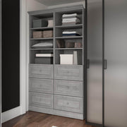 Modubox Closet Organizer Versatile 50W Closet Organization System with Drawers - Available in 2 Colours