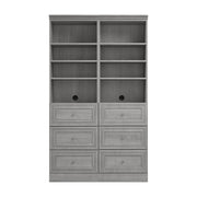 Modubox Closet Organizer Versatile 50W Closet Organization System with Drawers - Available in 2 Colours