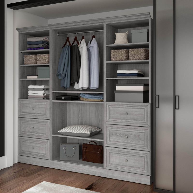 Modubox Closet Organizer Versatile 86W Closet Organizer with Drawers - Available in 2 Colours