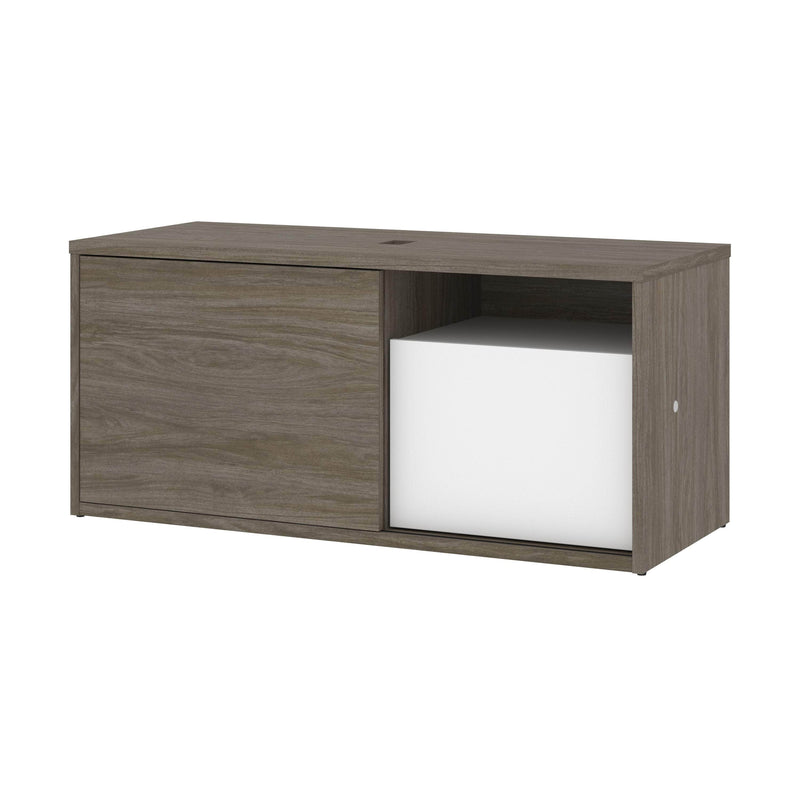 Modubox Credenza Walnut Grey & White Pro-Vega 47W Credenza - Available in 2 Colours