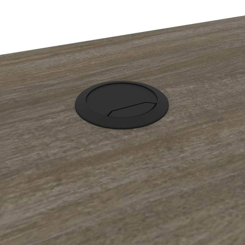 Modubox Desk Aquarius 45W Small Desk in Walnut Grey & Slate