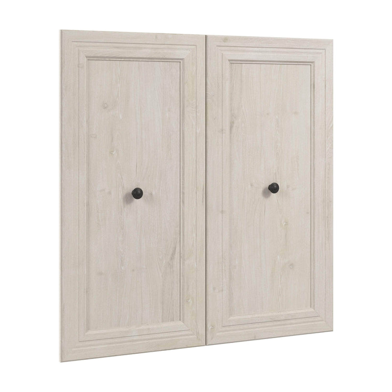 Modubox Door Linen White Oak Pur 2 Door Set For Versatile 36W Closet Organizer - Available in 3 Colours
