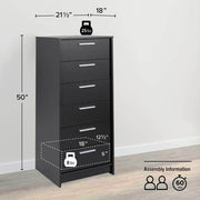 Modubox Drawer Chest Studio Essentials 6-drawer Tall Chest - Available in 2 Colours