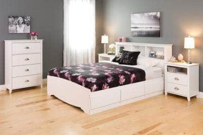 Modubox Drawer Chest Yaletown 4-Drawer Chest in White