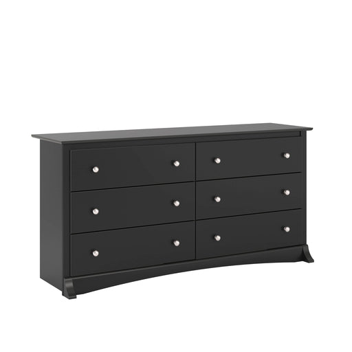 Modubox Dresser Black Sonoma 6-Drawer Dresser - Available in 4 Colours