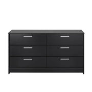 Modubox Dresser Black Studio Essentials 6-drawer Dresser - Available in 2 Colours