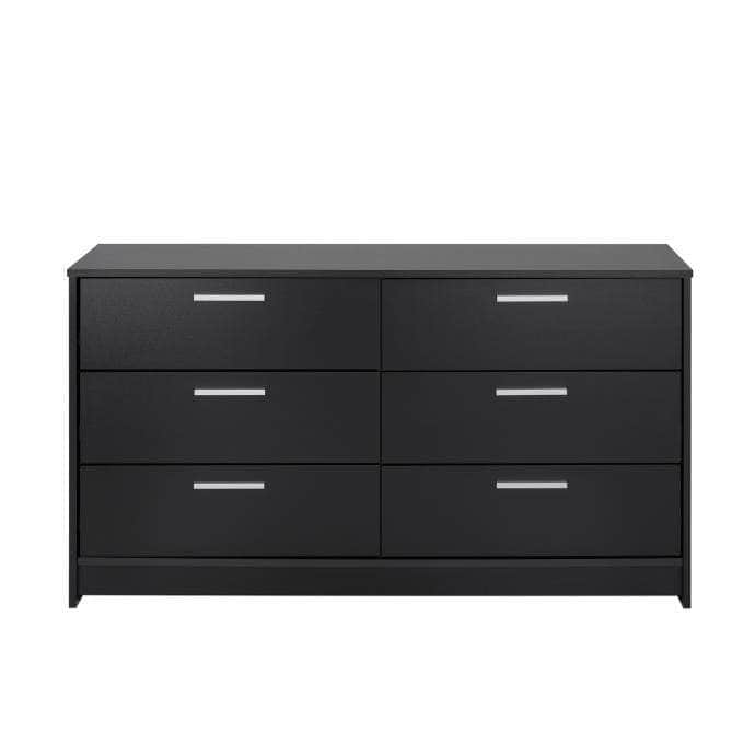 Modubox Dresser Black Studio Essentials 6-drawer Dresser - Available in 2 Colours