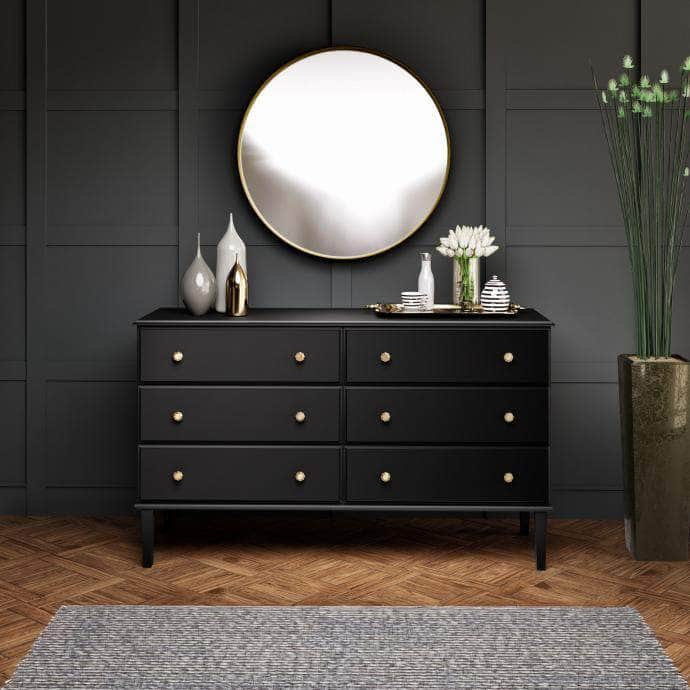 Modubox Dresser Lux 6 Drawer Dresser - Available in 2 Colours