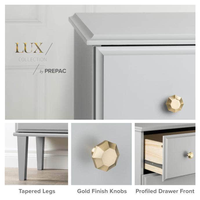 Modubox Dresser Lux 6 Drawer Dresser - Available in 2 Colours