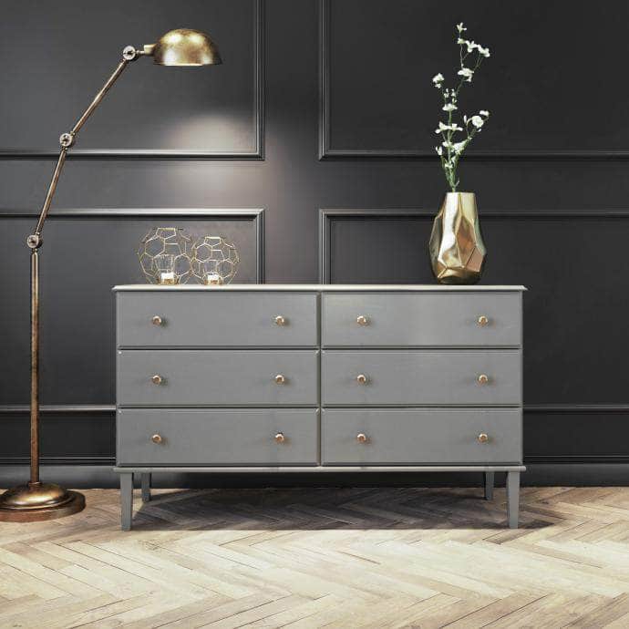 Modubox Dresser Lux 6 Drawer Dresser - Available in 2 Colours