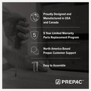 Modubox Dresser Nordik 6 Drawer Dresser in Black