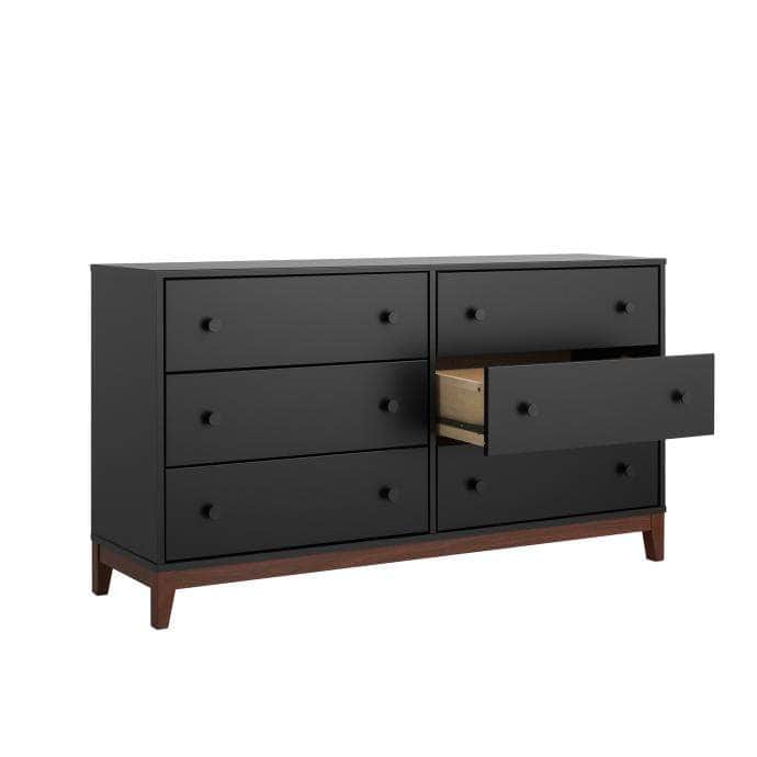Modubox Dresser Nordik 6 Drawer Dresser in Black