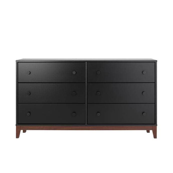 Modubox Dresser Nordik 6 Drawer Dresser in Black