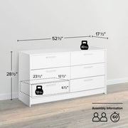 Modubox Dresser Studio Essentials 6-drawer Dresser - Available in 2 Colours