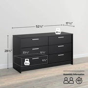 Modubox Dresser Studio Essentials 6-drawer Dresser - Available in 2 Colours