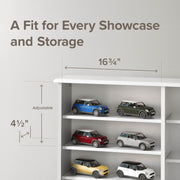 Modubox Multimedia Storage Double Width Wall Storage - Available in 3 Colours