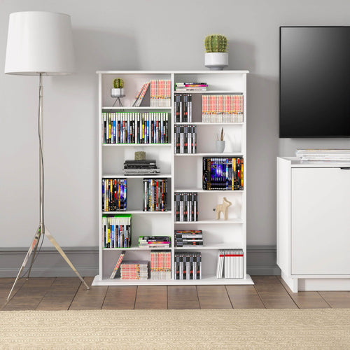 Modubox Multimedia Storage Double Width Wall Storage - Available in 3 Colours