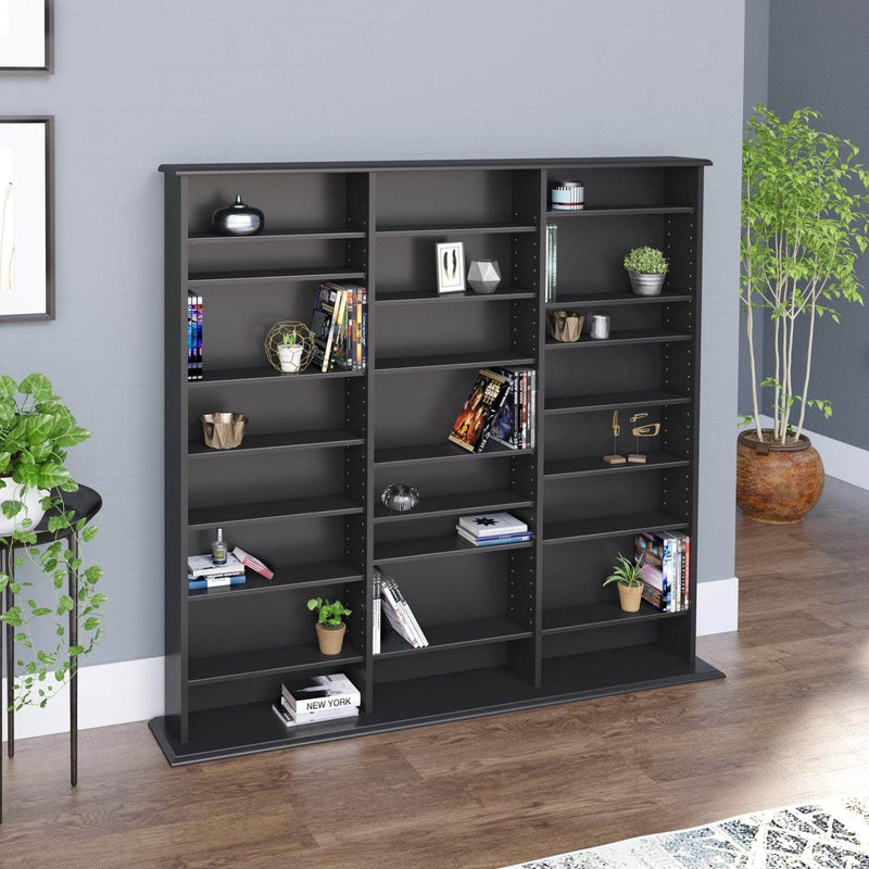 Modubox Multimedia Storage Triple Width Wall Storage - Available in 3 Colours