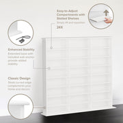 Modubox Multimedia Storage Triple Width Wall Storage - Available in 3 Colours