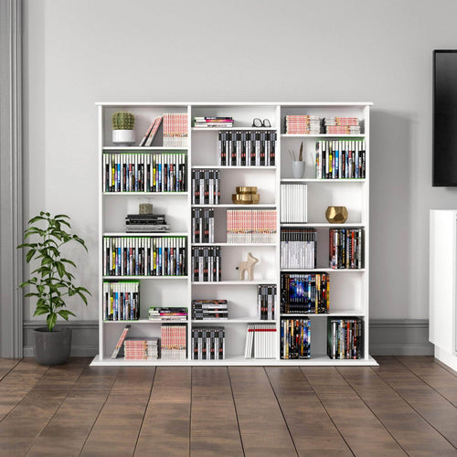 Modubox Multimedia Storage Triple Width Wall Storage - Available in 3 Colours
