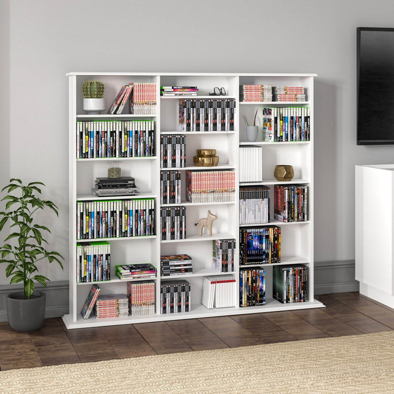 Modubox Multimedia Storage Triple Width Wall Storage - Available in 3 Colours