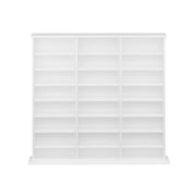 Modubox Multimedia Storage White Triple Width Wall Storage - Available in 3 Colours