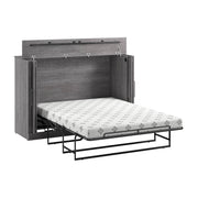 Modubox Murphy Cabinet Bed Bark Grey Pur 69W Full Cabinet Bed with Mattress - Available in 3 Colours