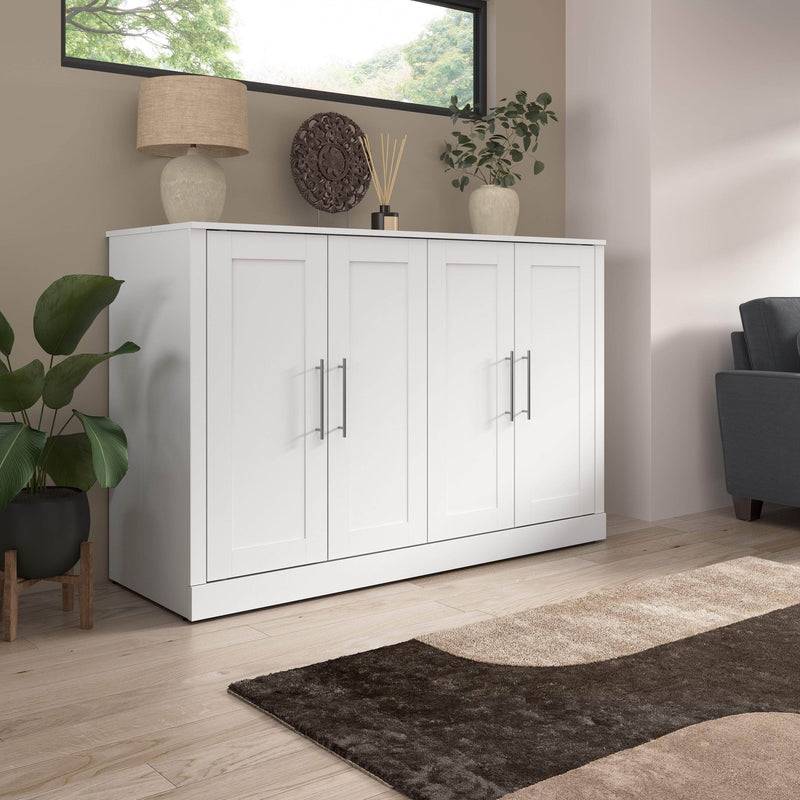 Modubox Murphy Cabinet Bed Pur 69W Full Cabinet Bed with Mattress - Available in 3 Colours