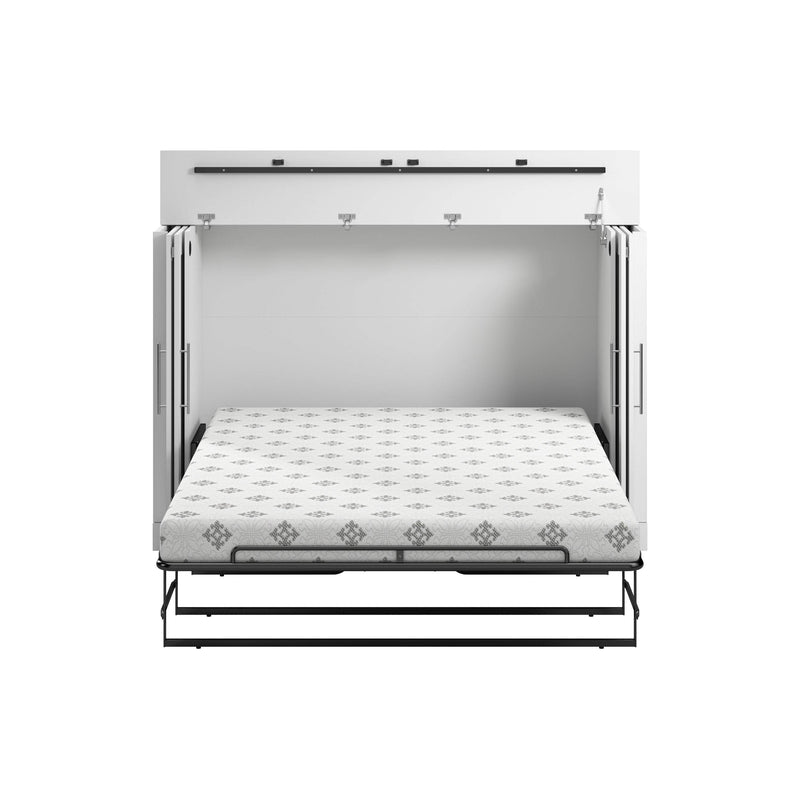 Modubox Murphy Cabinet Bed Pur 69W Full Cabinet Bed with Mattress - Available in 3 Colours