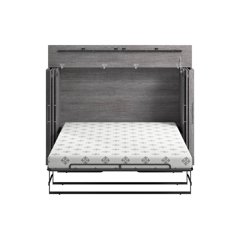 Modubox Murphy Cabinet Bed Pur 69W Full Cabinet Bed with Mattress - Available in 3 Colours