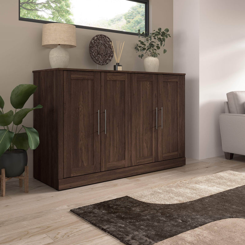 Modubox Murphy Cabinet Bed Pur 69W Full Cabinet Bed with Mattress - Available in 3 Colours