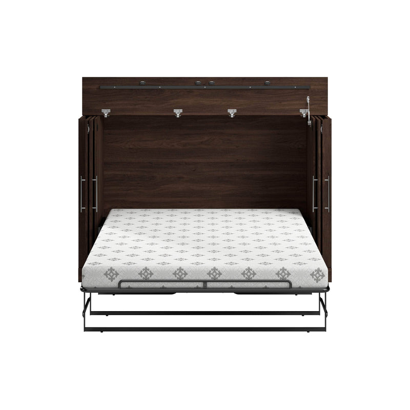 Modubox Murphy Cabinet Bed Pur 69W Full Cabinet Bed with Mattress - Available in 3 Colours
